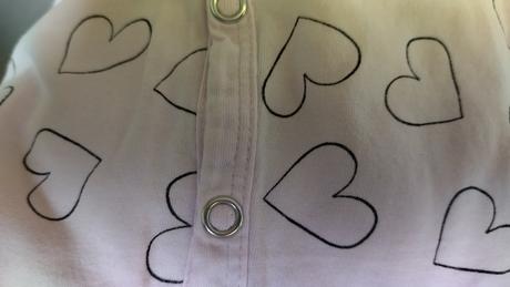 Overal na spanie srdiečka, sinsay,80