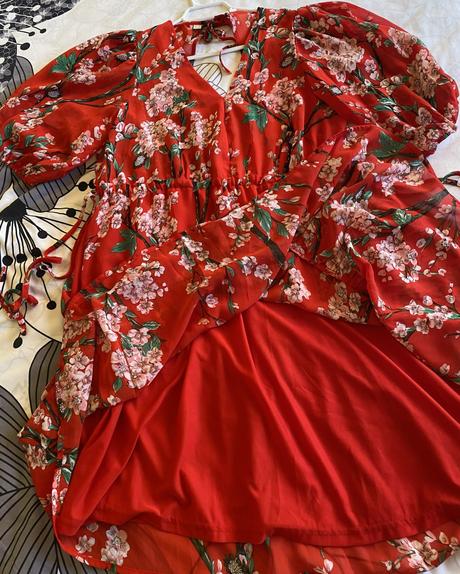 Letné podšité kvetové šaty bodyflirt v. 42, bonprix,42