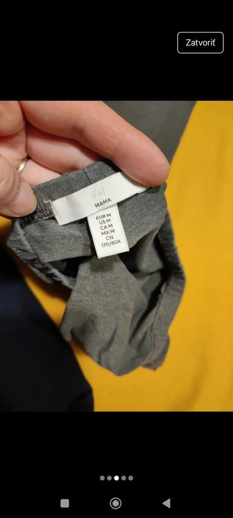 Tehotenské legíny, h&m,m