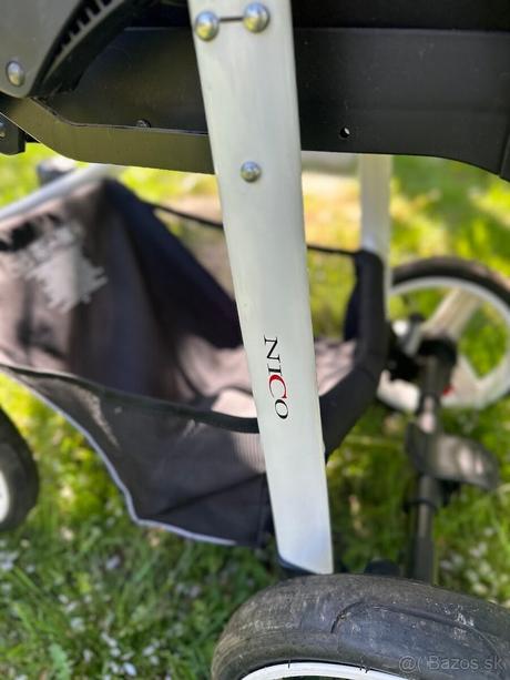 Dvojkombinácia kočíku zn. nico bebetto - limitovan, bebetto,bebetto nico