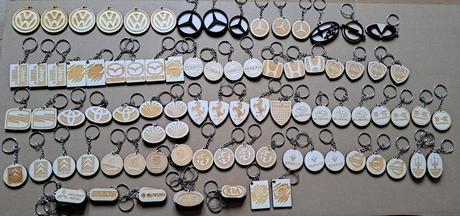 Klucenka s logom aut skladom, 