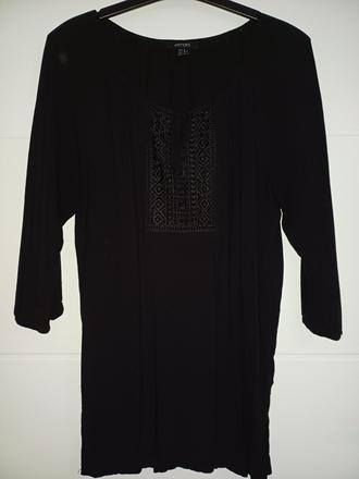 Dámska čierna blúzka, esmara,46