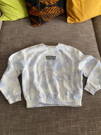 Crop topová tepláková mikina, zn. h&m, 134/140, h&m,140