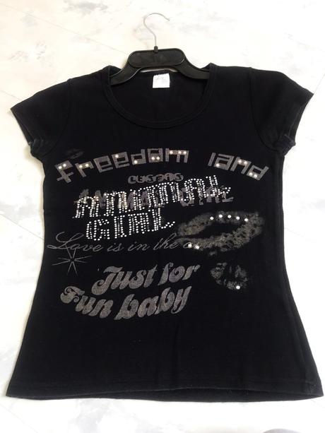 Tričko s trbliet.kamienkami, m