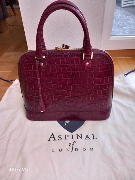 Kožená kabelka aspinal of london, 