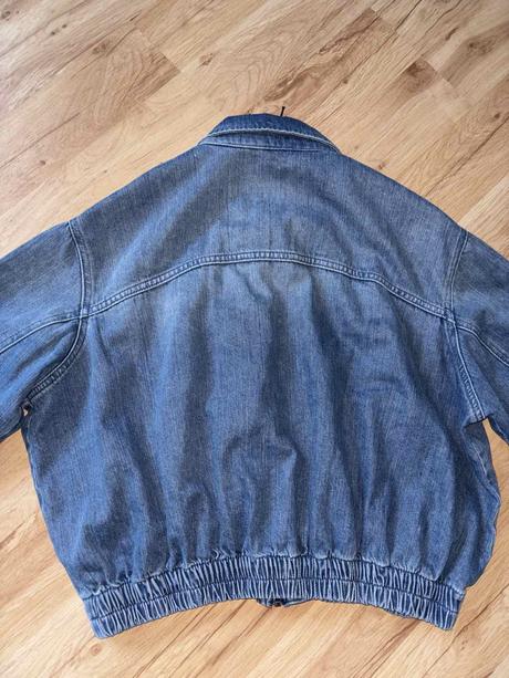 Oversized denimová bunda zara xs, zara,34 - xs