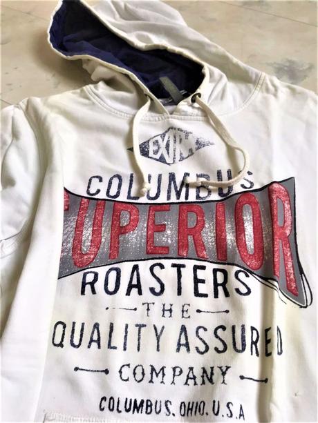 Kvalitná mikina l/xl, denim,l