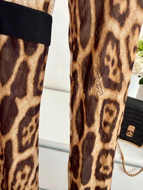 Luxusný roberto cavalli leopard top, s