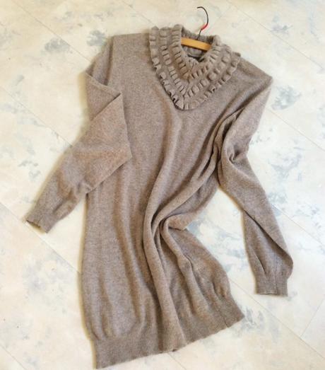 Dlhší pulóvrik - angora, m