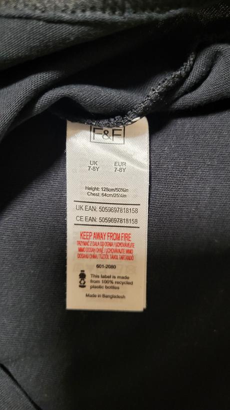 Tričko dlhý rukáv velk. 128, f&f,128