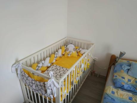 Detské biela ikea postieľka, šírka (cm): 60,dĺžka (cm): 120