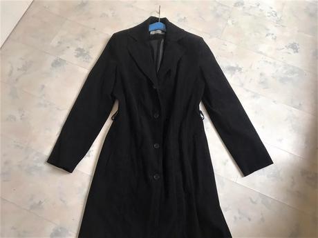 3/4 semišový slim trenčkot, clockhouse,m