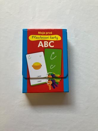 Montessori karty abc, 