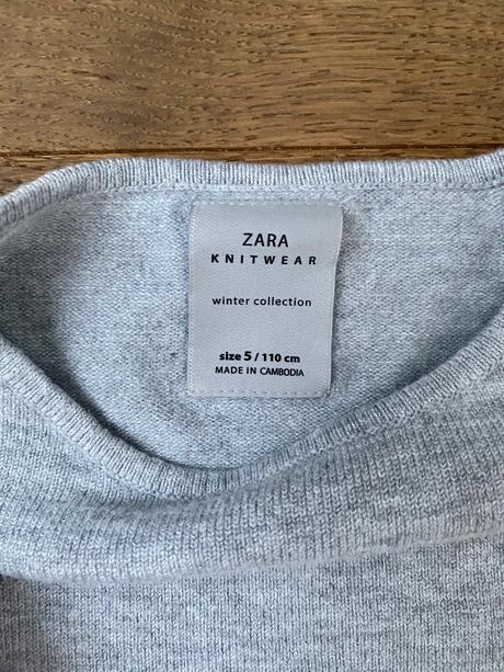 Svetlošedý svetrík zara, zara,110