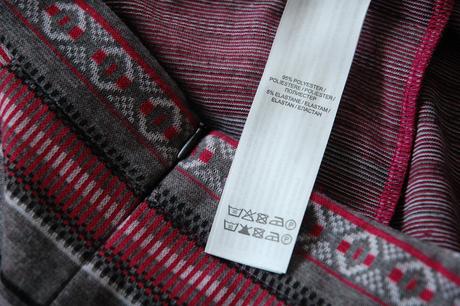 Štýlová etno minisukňa, timeout,s