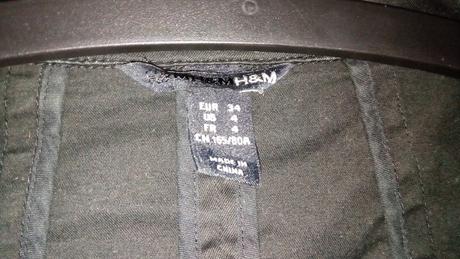 Čierny blazer/sako, h&m,34