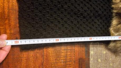 Šál  pleteny tunel s možušinou, 