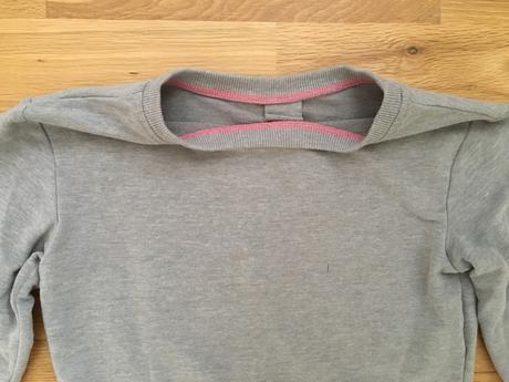 Sivá mikina 140/146, 140