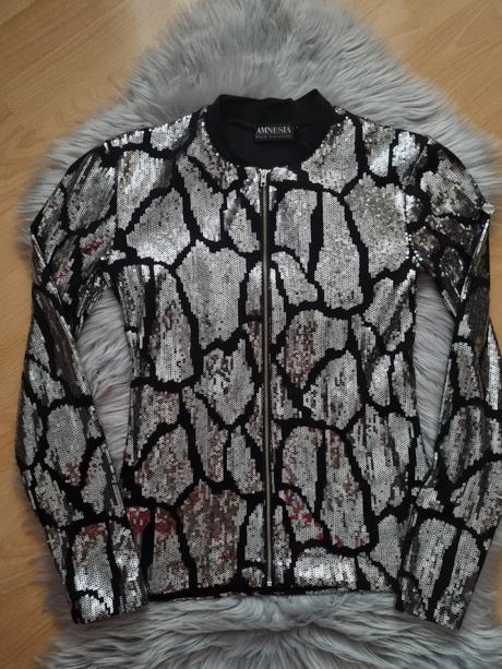 Dámska trblietavá mikina amnesia, 