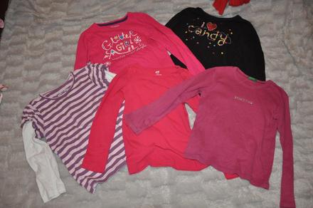 5x tričko 110/116, 110