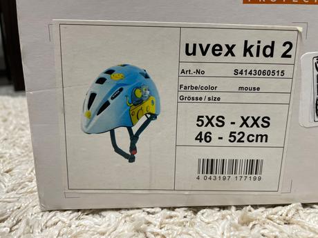 Detska cyklistická prilba 46-52cm uvex kid 2, xs
