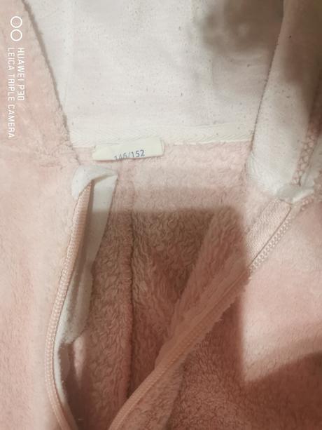 Teplučký overal s kapucňou s uškami, na zips, 146