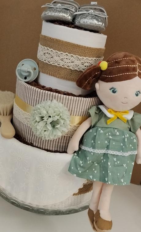 Plienková torta dievčatko zo záhrady,