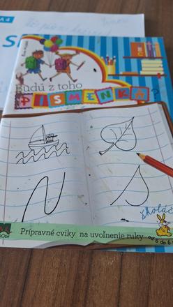 Pracovný zošit budú z toho pismenka, 