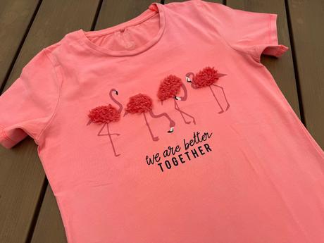 Tričko s 3d plameniakmi 146-152, name it,146