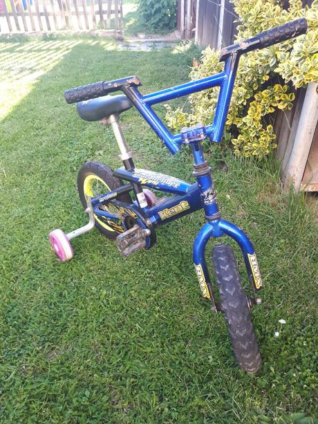 Bicykel bmx kent blue thunder 12", bmx,12