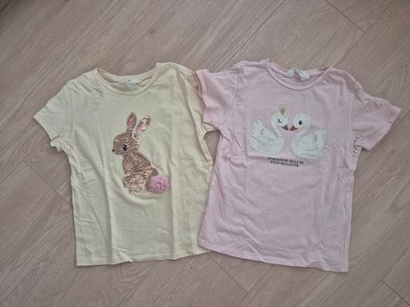 2x tricko hm, h&m,122