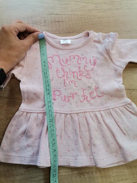 Dievčenské predĺžené tričko / tunika, f&f,68