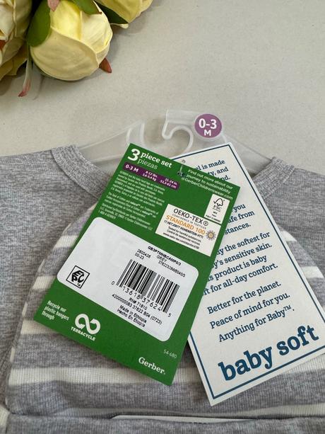 Gerber bábätko chlapčenská súprava 3ks, gerber,56