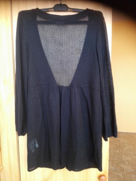 Predĺžený bavlnený sveter ann christine, s