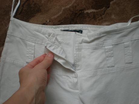 Biele 3/4 nohavice, 38