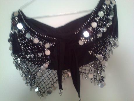 Šatky na brušné tance, s