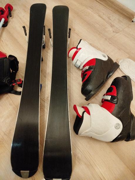 Lyžiarsky set pre 3-5 ročné dieťa, 80-89 cm