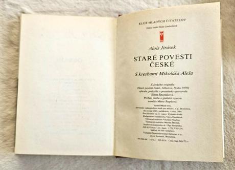 Kniha staré pověsti české, alois jirásek, 
