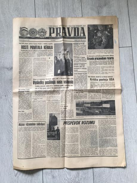 Noviny pravda 292, 8.12. 1973, 
