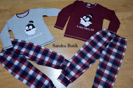 Vianočné modely pyžamiek pre celú rodinu, 80 - 188