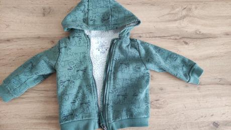 Oteplena mikina 9-12 mesiacov, f&f,80