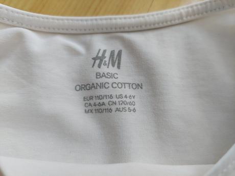 Tričko 2x, h&m,110