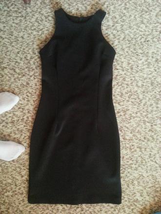 Elegantné čierne šaty, m