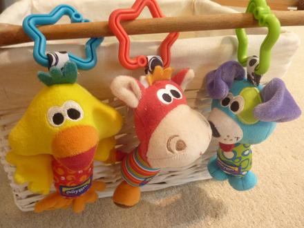 Playgro hrkalky na zavesenie, 