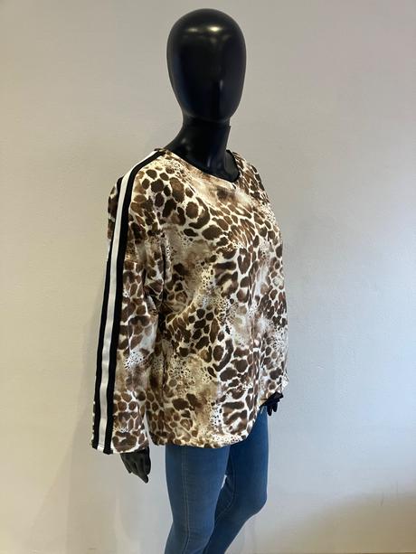 Dámska vzorovaná mikina (uni), l / m / s / xl