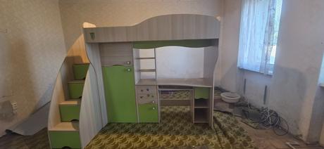 Detská posteľ so stolíkom, šírka (cm): 120,dĺžka (cm): 220