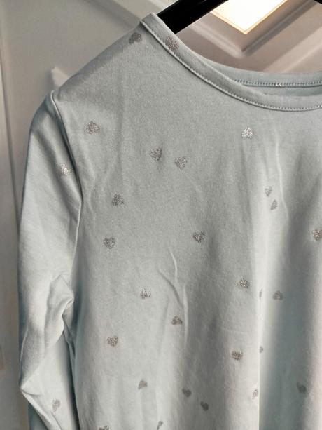 Tričko so srdiečkami 134/140, h&m,134