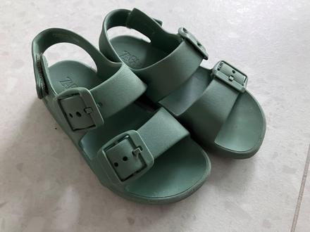 Zelené sandálky, zara,27