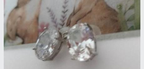 Náušnice kryštál či zirkonia, 