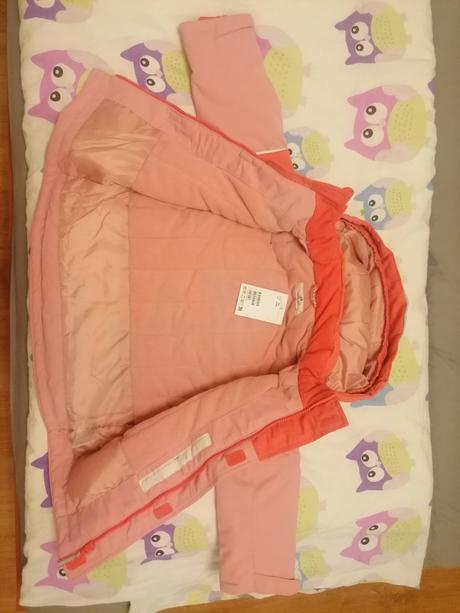Zimná bunda s visackou, h&m,116